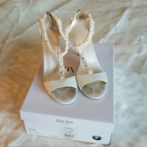 David’s Bridal Pearl Wedding Shoes
